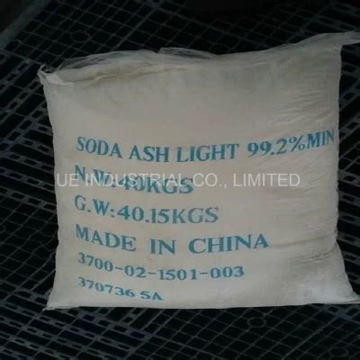 Sodium Carbonate Light Soda Ash Na Co China Soda Ash Light And