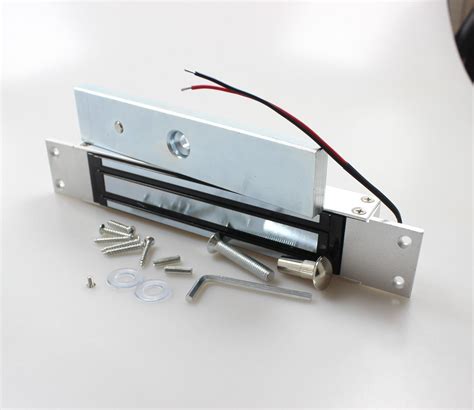 24v Electromagnetic Lock With Bracket 70kg Single Door Magnetic Mini Lock For Access Control