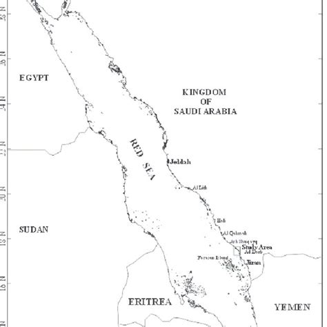 Location of Red Sea & study are | Download Scientific Diagram