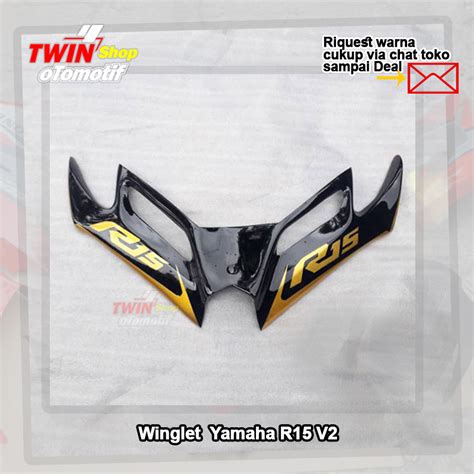 Winglet para yamaha R15 old yamaha R15 V2 Winglet R15 V2 Shopee México