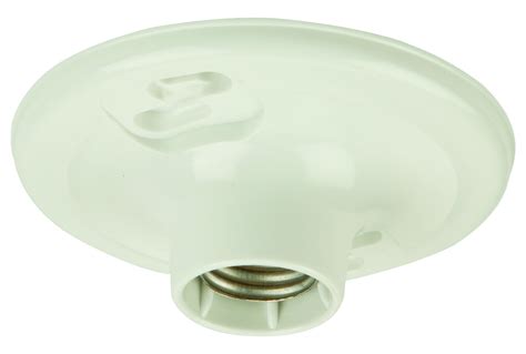 White Plastic One Piece Keyless Lamp Holder Walmart