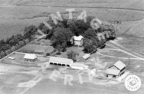 Vintage Aerial Iowa Linn County 1964 6 Dli 26