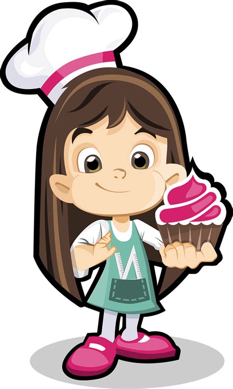 Arquivos Menina Cupcake Vetor