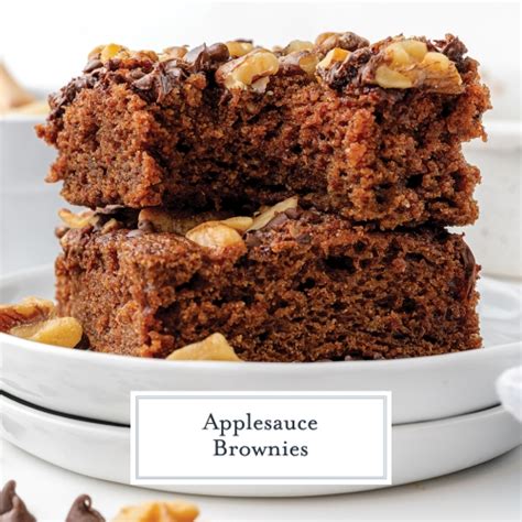 Moist & Easy Applesauce Brownie Recipe