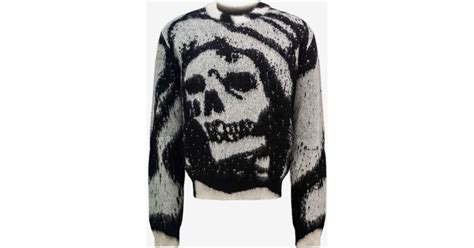 Amiri Wes Lang Grey Reaper Mohair Sweater In Black For Men Lyst