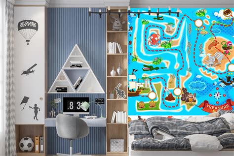 Treasure Map Wallpaper Wall Mural