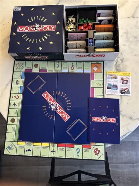 RARE VINTAGE JEU de Société MONOPOLY édition Européenne PARKER de