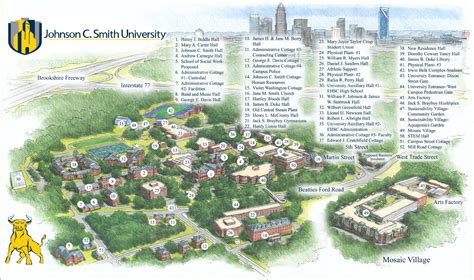 Campus Map Johnson C Smith University