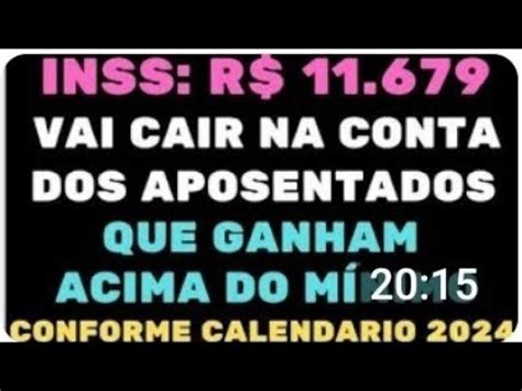 Inss Vai Cair Na Conta Dos Aposentados Que Ganham Acima Do