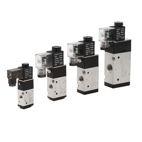 China Two Position Five Way Pneumatic Solenoid Valve V