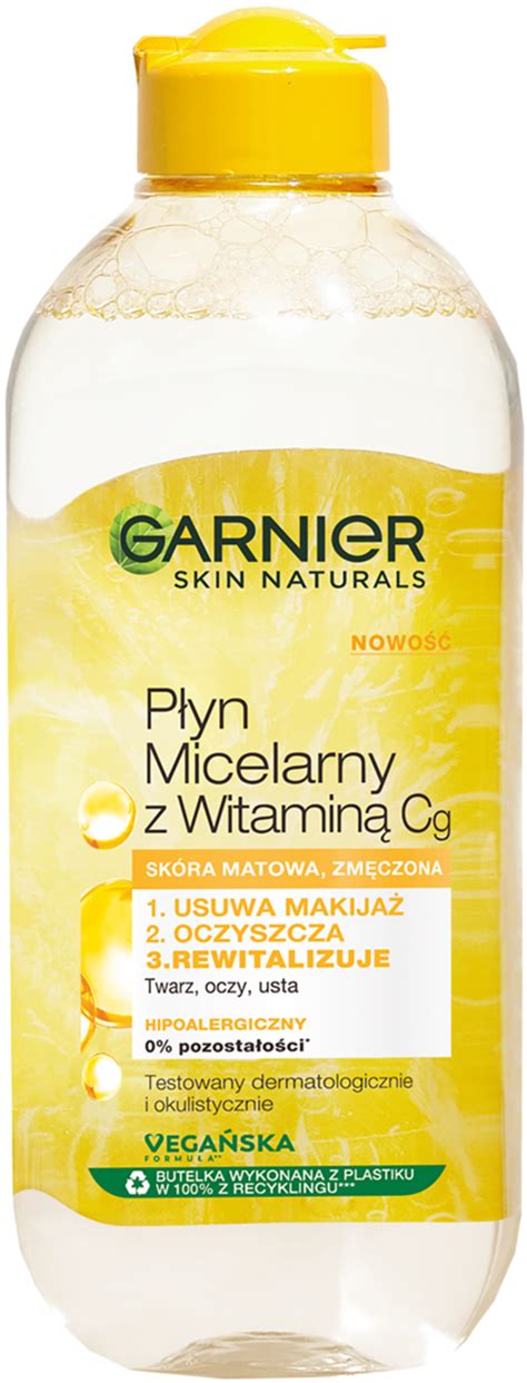 GARNIER płyn micelarny z witaminą C skóra matowa i zmęczona 400 ml