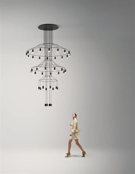 L Mpara Wireflow Chandelier De Vibia Boceto Tienda De Mobiliario