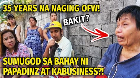 DATING OFW SUMUGOD SA BAHAY NI PAPADINZ AT KABUSINESS BAKIT YouTube