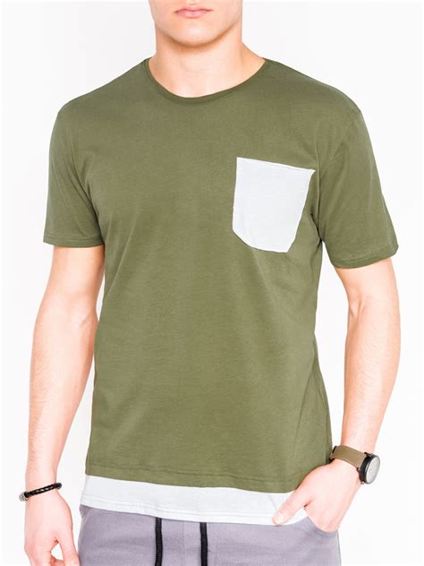 Men S Plain T Shirt Khaki S Modone Wholesale Clothing For Men