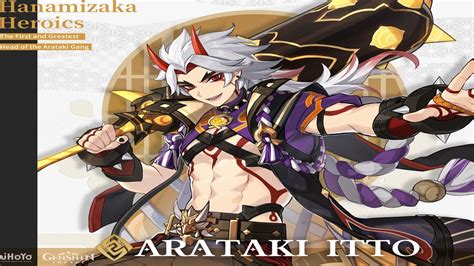 Arataki Itto New Geo Character Reveal First Look And Introduction