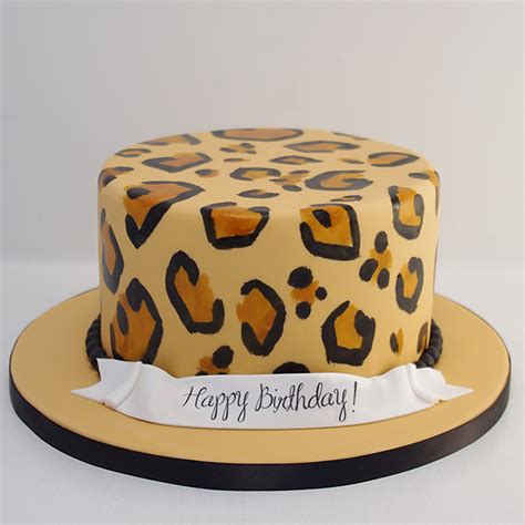 Leopard Print Cake For 8 Sugar Rush Cakes Sugar Rush Cakes