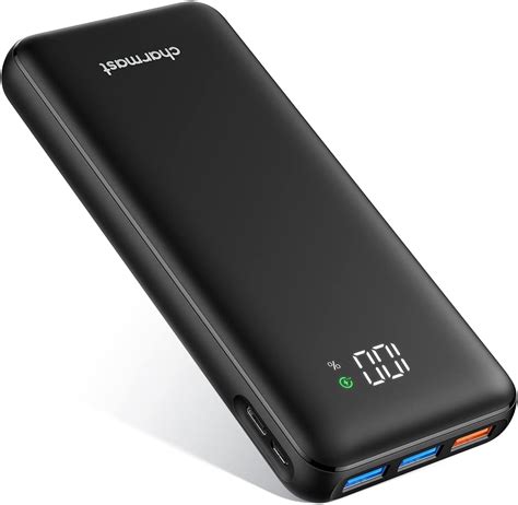 Charmast Power Bank 23800mAh USB C 20W QC PD 3 0 Powerbank Carica