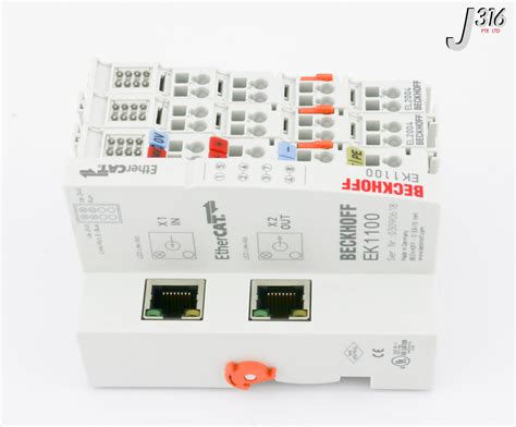 31081 BECKHOFF ETHERCAT TERMINALS MOTION CONTROLS EL2004 EL9011