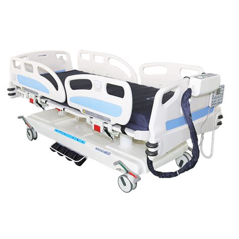 Wg Hbd5a Hot Selling ICU Medical Patient Bed ABS Siderail Electrical