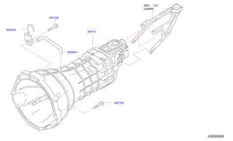 2008 Infiniti Q40 Manual transmission. Manual transmission assembly - 32010-JK41A - Genuine ...
