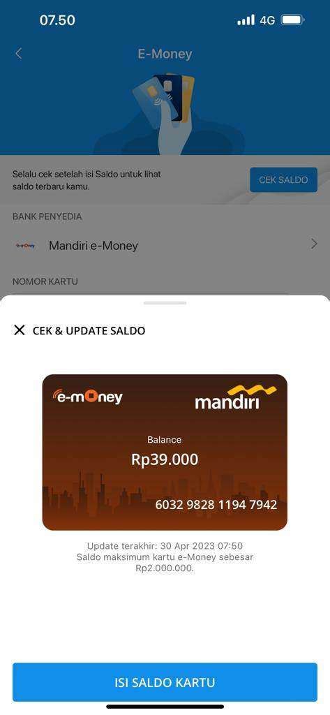 Top Up Mandiri E Money Berhasil Di Aplikasi Dana Tapi Saldo Tidak Masuk