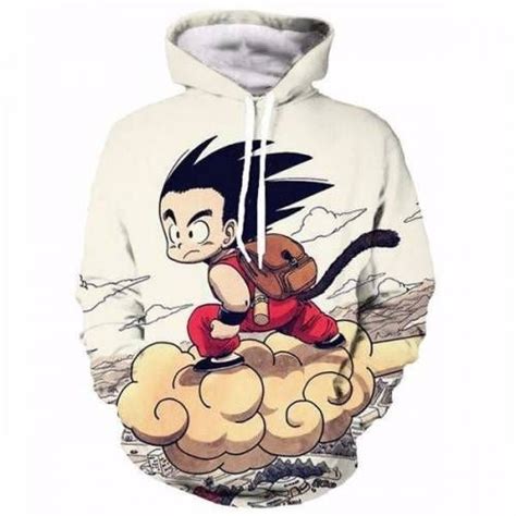 Pull Capuche Sangoku Nuage Pulls Sweats Sangoku Dragon Ball Enfant