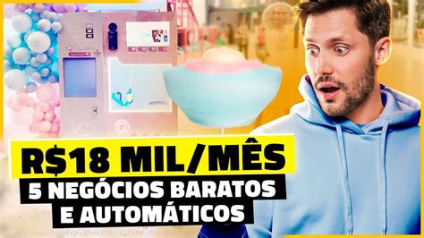 GANHE DINHEIRO FRANQUIAS BARATAS DE MÁQUINAS AUTOMÁTICAS