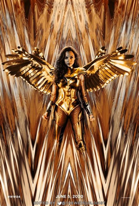 DC Wonder Woman Poster Edit Golden Eagle Armour Wonder Woman