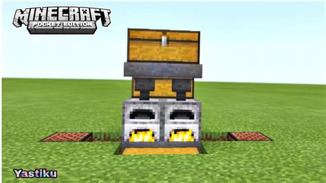 Auto Smelter Tutorial In Minecraft Bedrock Mcpe Youtube