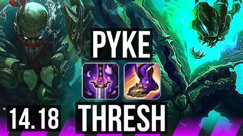 Pyke Tristana Vs Thresh Ezreal Sup Legendary