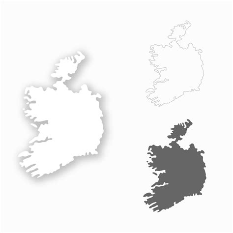 Premium Vector Ireland Map Set For Design Easy To Edit