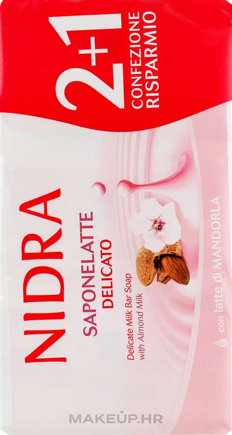 Nidra Delicate Milk Bar Soap With Almond Krem Sapun Za Ruke S