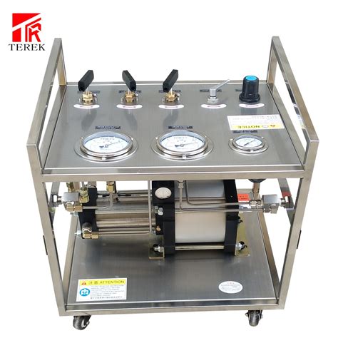 Terek Air Driven Gas Bosster Pump Presssurize Nitrogen Co2 Oxygen N2o Argon Helium Hydrogen