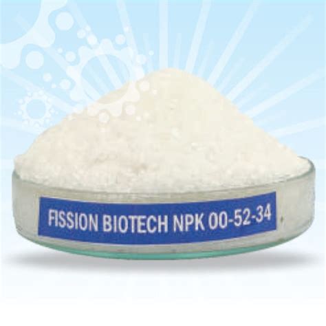 Npk 00 52 34 Water Soluble Fertilizer Powder At Best Price In Mumbai Fission Biotech