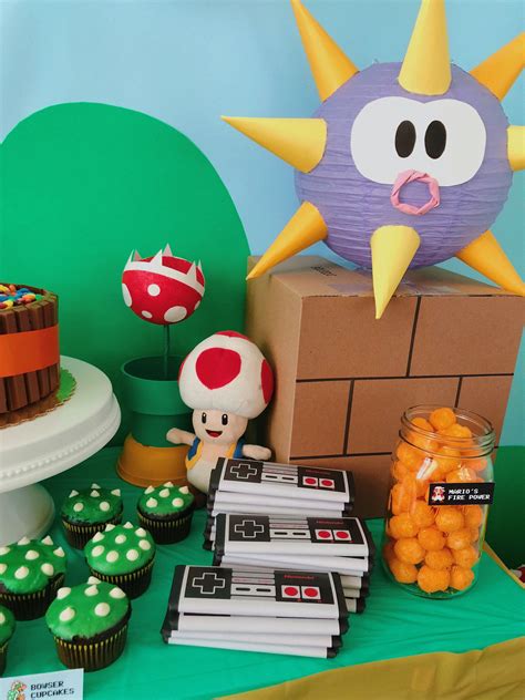 Super Mario Bros Themed Birthday Party Nintendo Birthday Party Mario