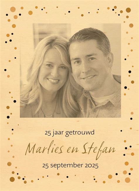 Houten Fotokaart Voor Huwelijksjubileum Hallmark