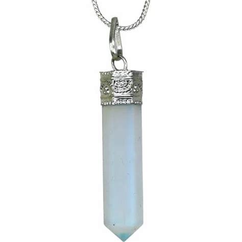 White Wedding Opalite Pencil Pendant Size 35mm At Rs 60 In Khambhat