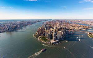 Aerial View Of Lower Manhattan New York City InsideSources