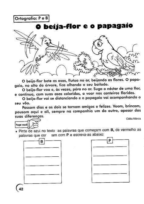 Blog Professor Zezinho Atividades De Português 5º Ano