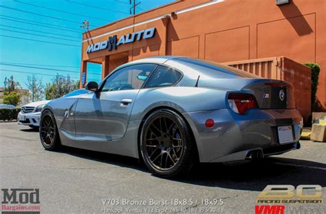 Bmw Z4m Coupe Gets Vmr V703 Wheels In Bronze Burst