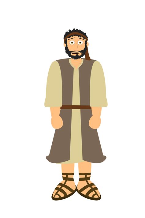 Cartoon Bible Character Thomas Png