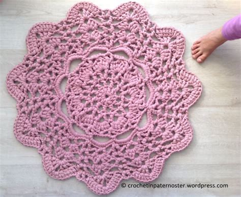 Lacy Doily T Shirt Yarn Rug Share A Pattern