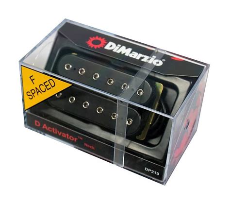 DiMarzio D Activator Neck F Spaced Nero DP219FBK Reverb