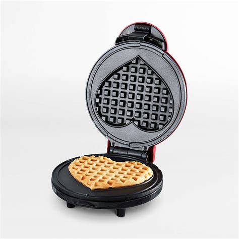 Dash Express Heart Waffle Maker + Reviews | Crate & Barrel