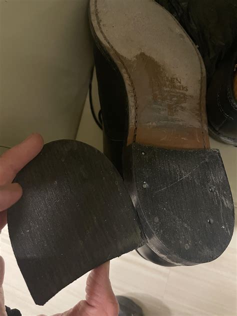 Heel fell off oxfords. What should I do? : r/allenedmonds