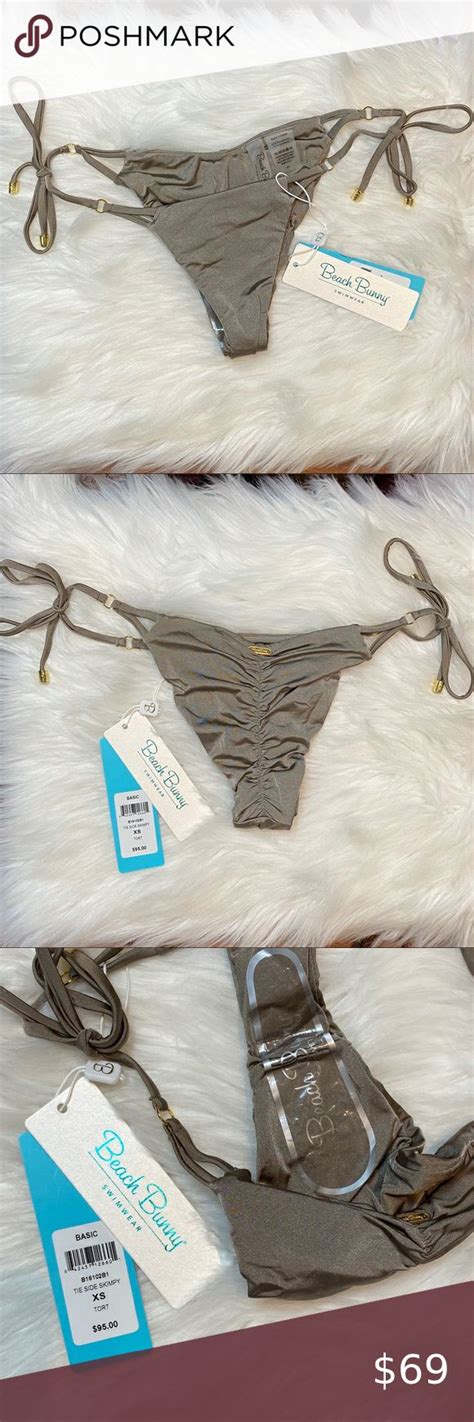 Nwt • Beach Bunny • Skimpy Bikini Side Tid… Nwt • Beach Bunny • Skimpy