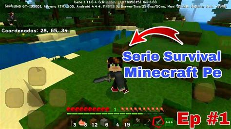 Serie Survival Minecraft Pe I Episodio 1 La Primer Cuevicasa Del Canal Y Una Muerte Por Lag