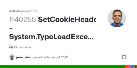 Setcookieheadervalue System Typeloadexception Could Not Load Type