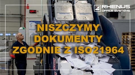 NISZCZYMY DOKUMENTY ZGODNIE Z ISO 21964 YouTube