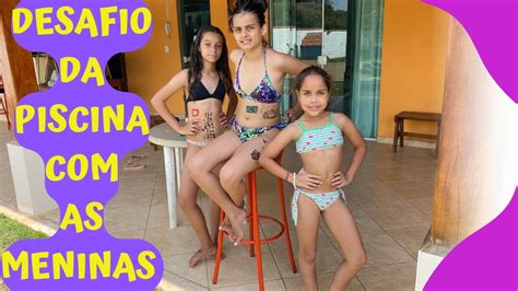 DESAFIO DA PISCINA BRINCADEIRA ENTRE AS MENINAS YouTube